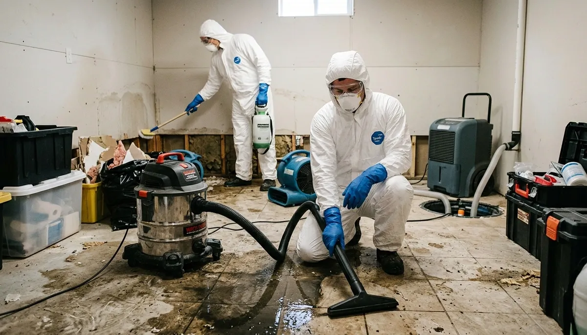Sewage Cleanup Image 1